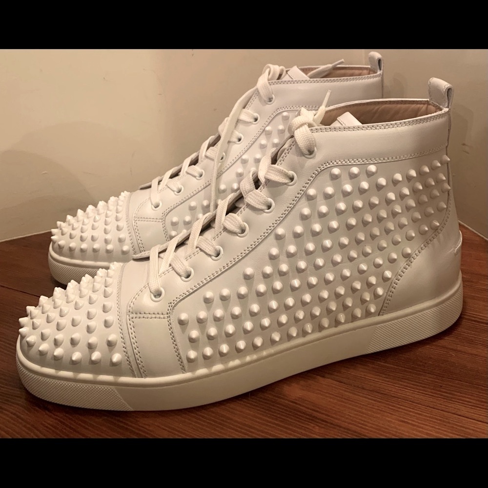Christian Louboutin Louis Flat Calf Spikes EU 45.5